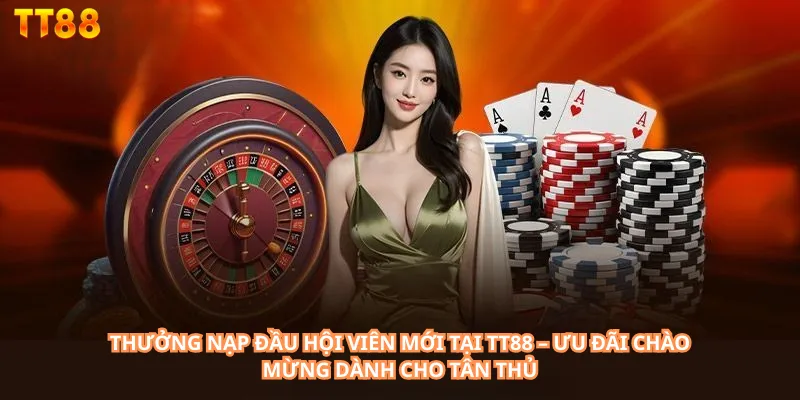 Thưởng Nạp Đầu Hội Viên Mới Tại TT88 – Ưu Đãi Chào Mừng Dành Cho Tân Thủ